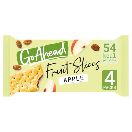 Go Ahead Apple Crispy Fruit Slices Multipack Snack Bars 4x44g