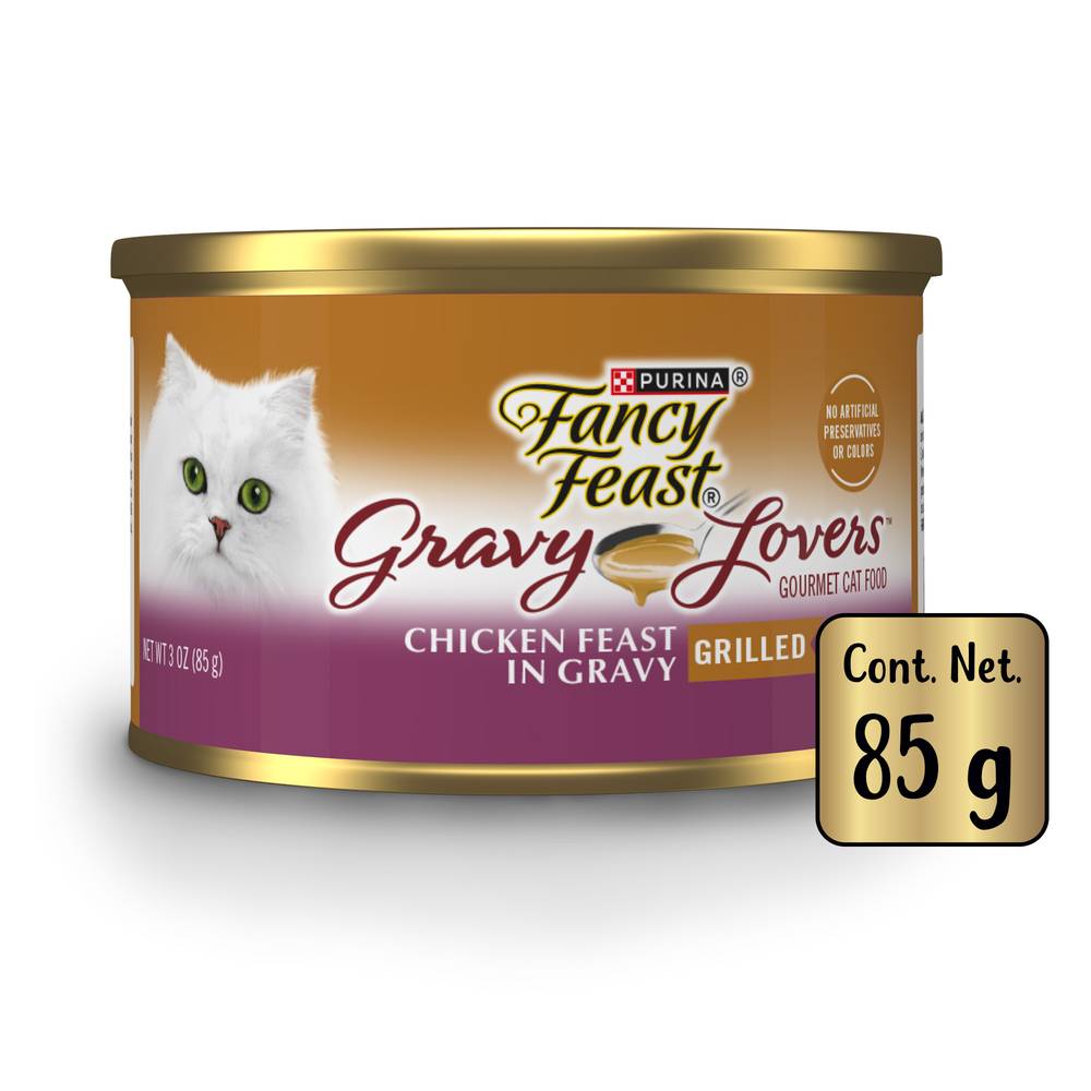 Fancy Feast · Alimento para gato banquete de pollo (85 g)