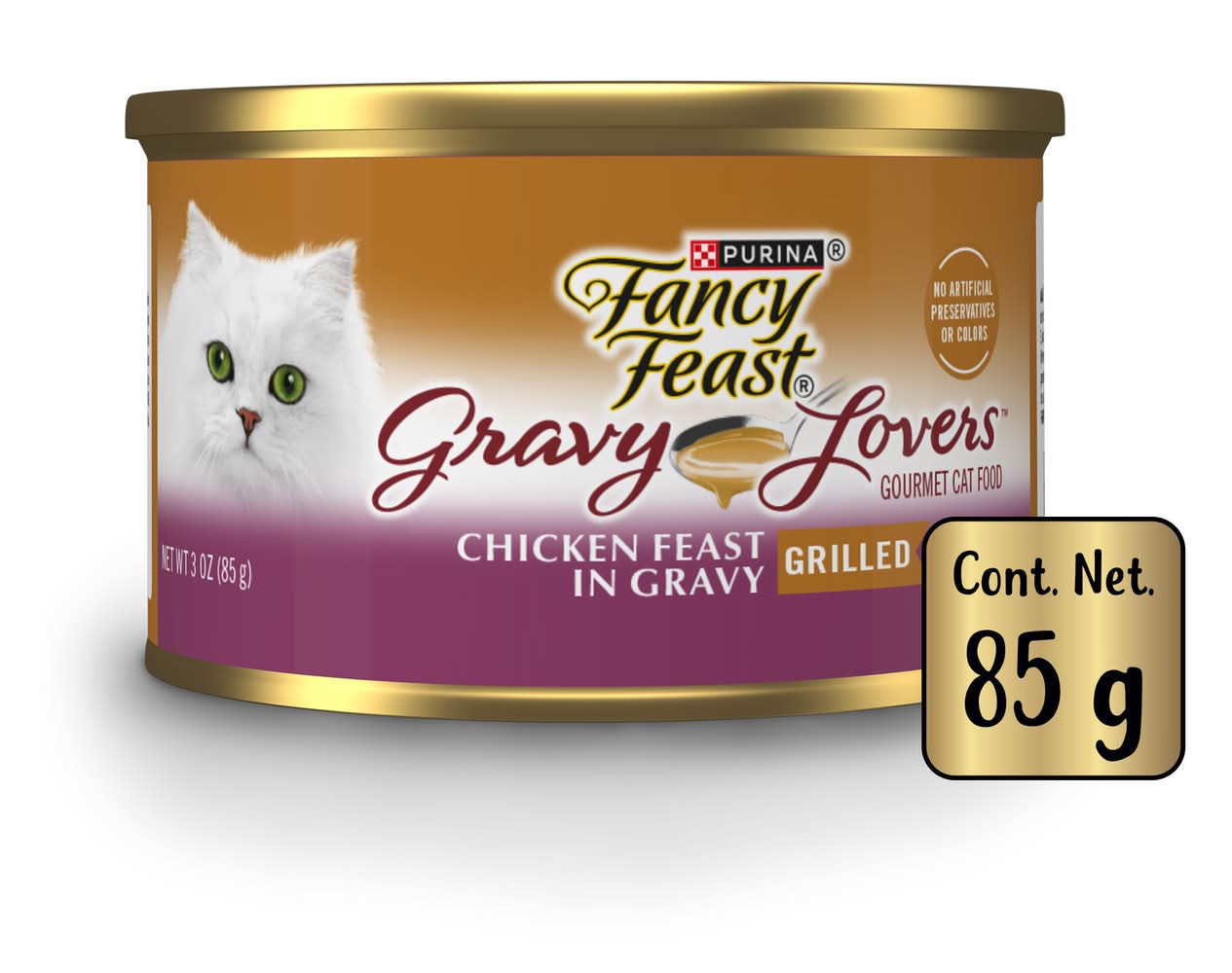 Purina Fancy Feast · Gravy lovers alimento húmedo para gatos, pollo, Adulto (85 g)