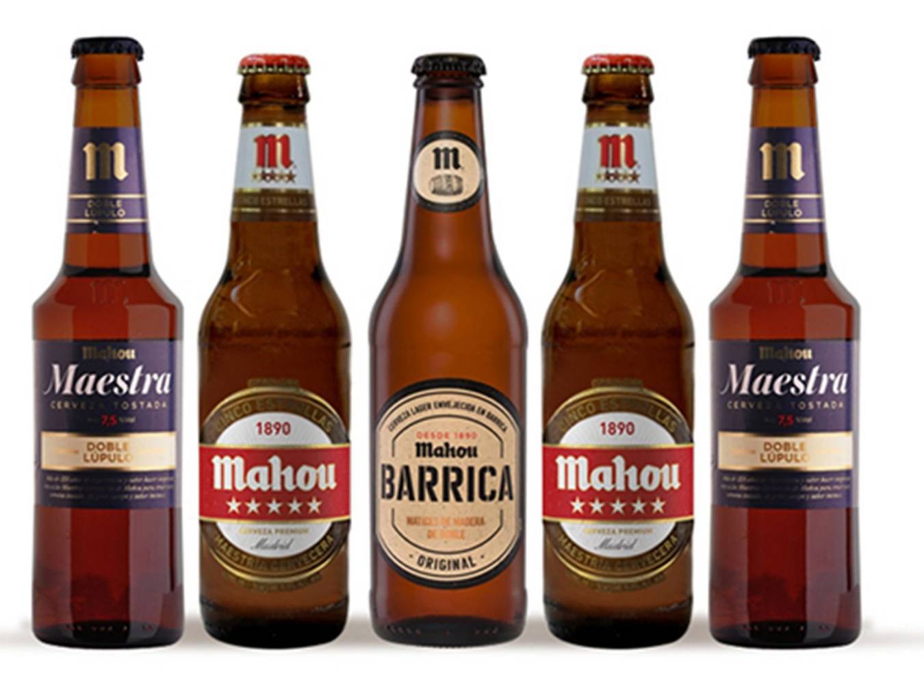 Mahou pack selección cervezas (5 u x 330 ml c/u)