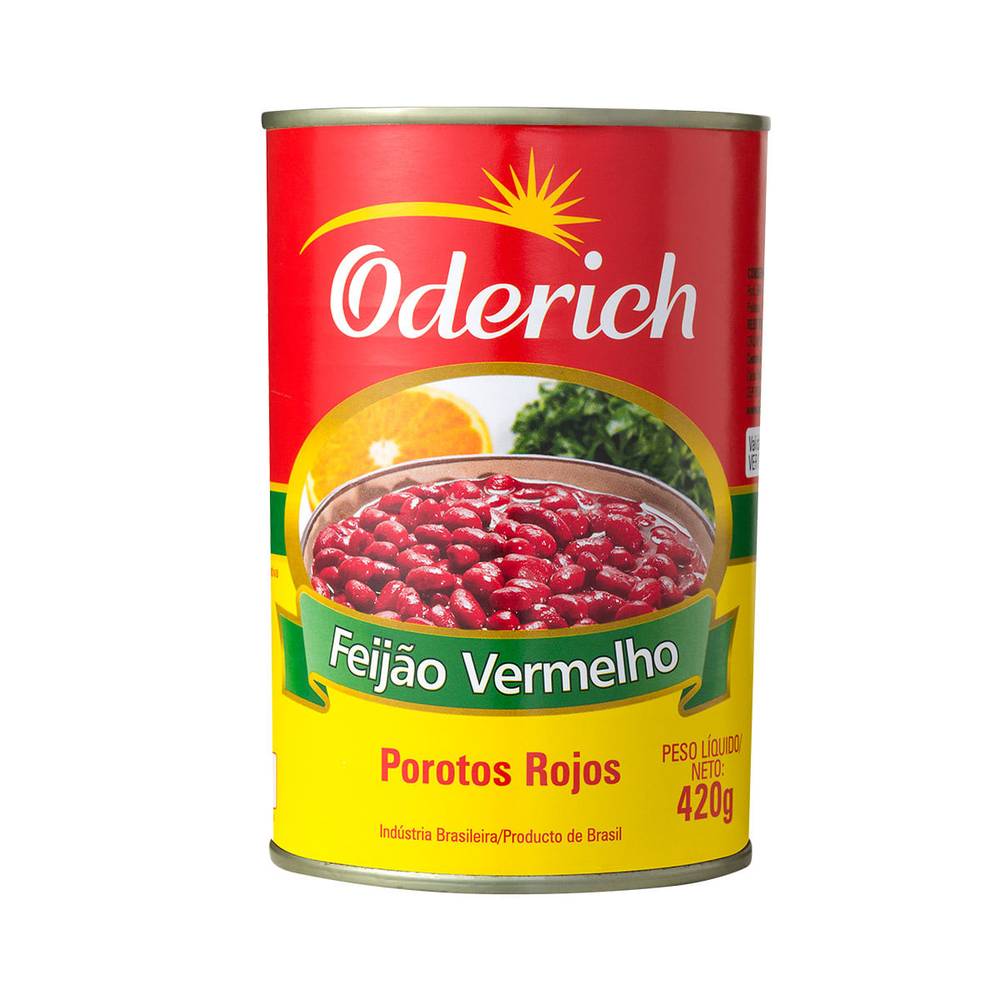 Oderich feijão vermelho lata (420g)