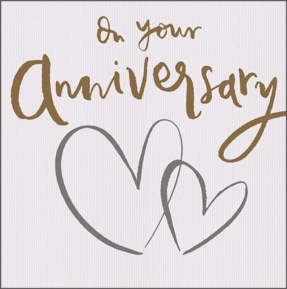 Two Hearts Anniversary Card