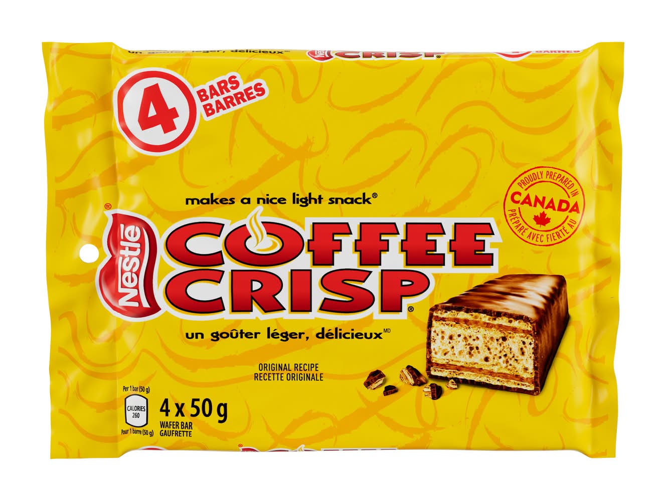 Coffee Crisp Wafer Bar (4 x 50 g)