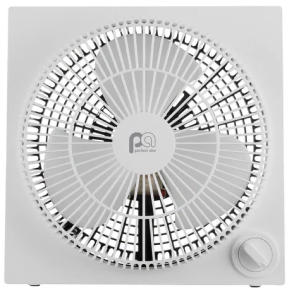 Perfect Aire 9 In. H 3 Speed Box Fan