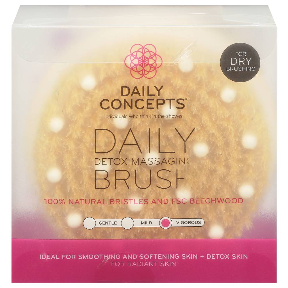 Daily Concepts Vigorous Daily Detox Massage Brush