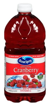 Ocean spray jus cocktail de fruits originaux - original fruit cocktail juice (1.89 l) (canneberge)