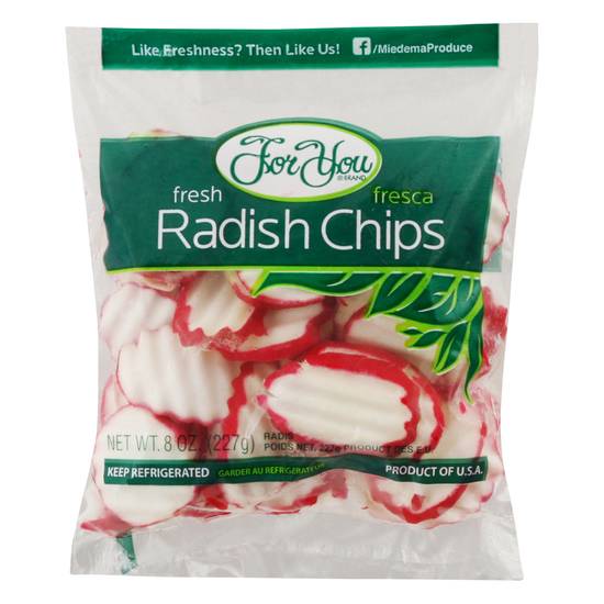 For You Fresh Radish Chips (8 oz)