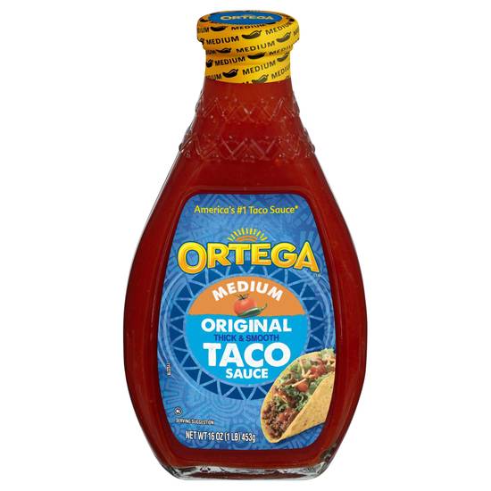 Ortega Original Thick and Smooth Medium Taco Sauce