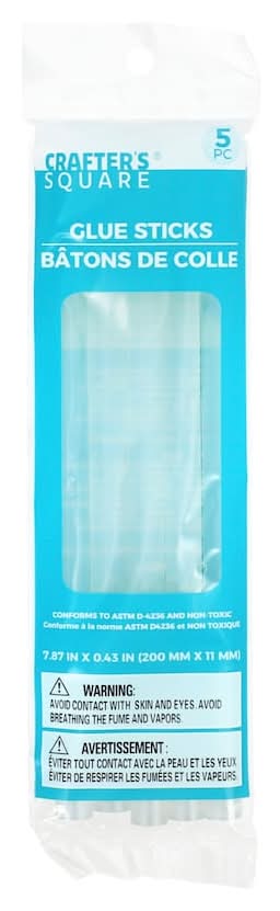 Crafter's Square Hot Glue Sticks, 8.03x43 in (5 ct)