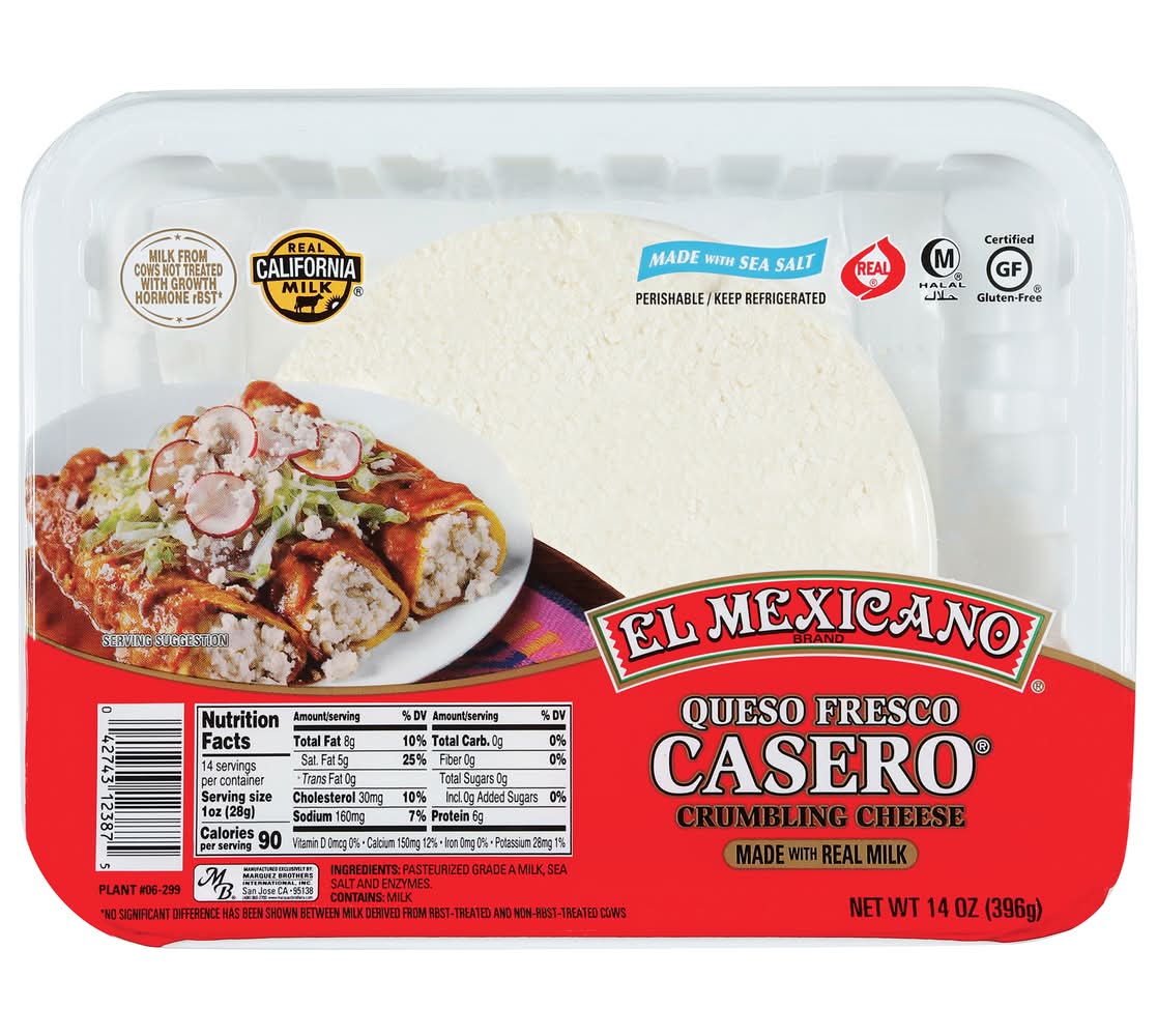El Mexicano Casero Queso Tray (14 oz)