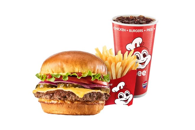 Angus Deluxe Burger Combo