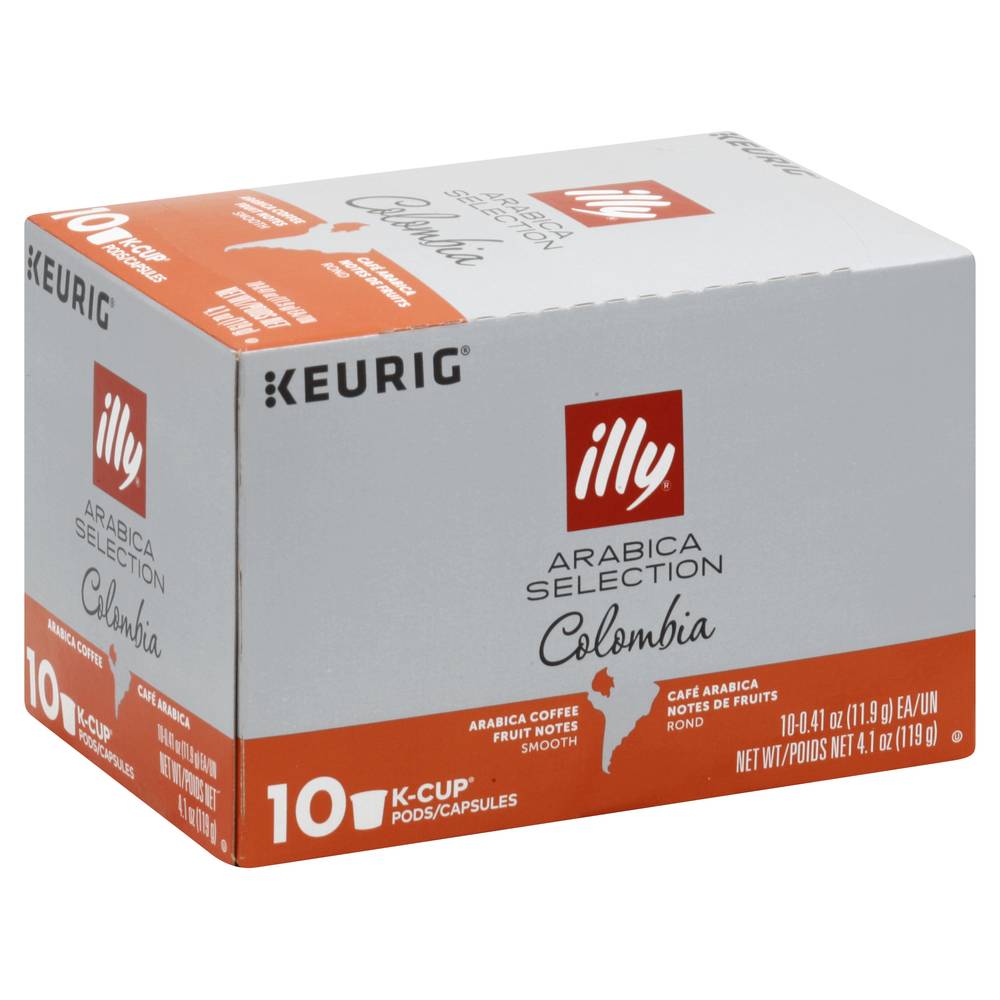 Illy Arabica Selection Colombia Coffee K-Cups (10 x 0.42 oz)