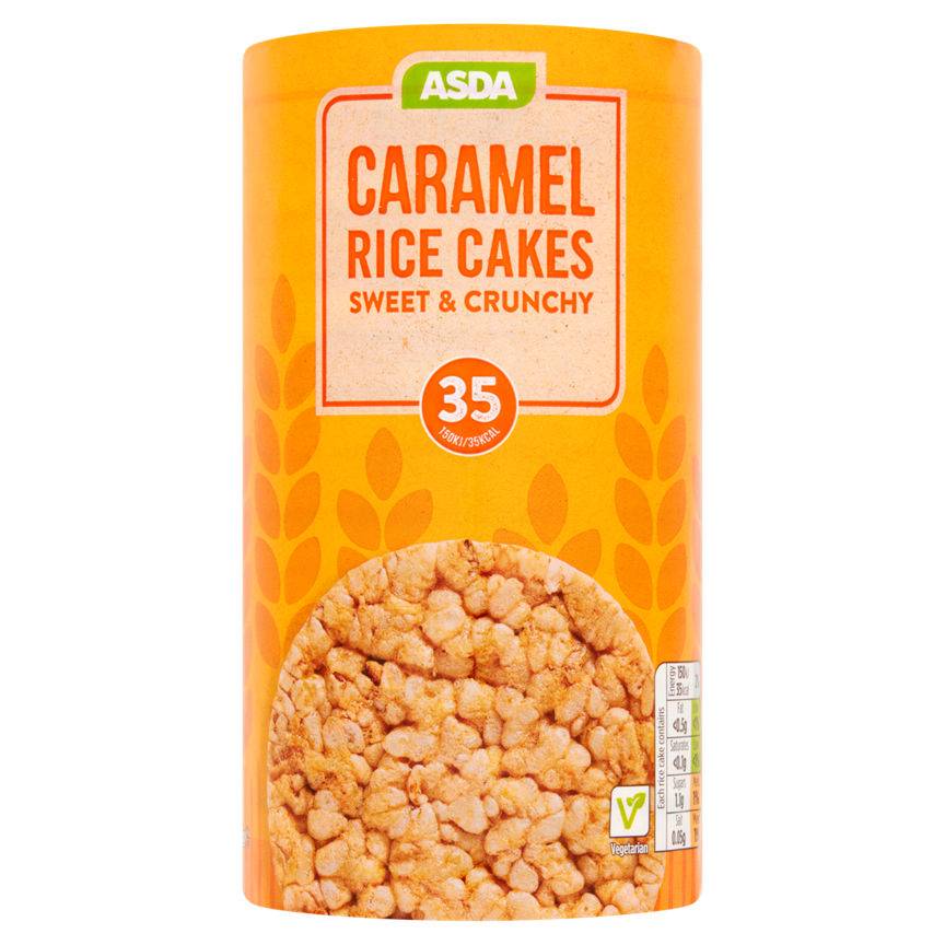 ASDA Caramel, Rice Cakes (140g)