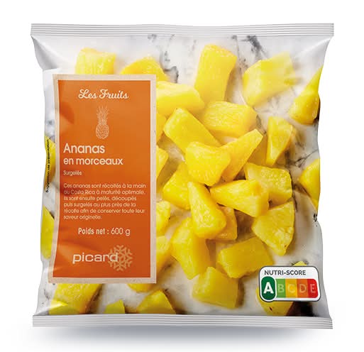 Ananas en morceaux surgelés, Costa Rica ou Philippines