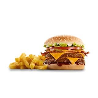 Big Bacon King Steer Burger