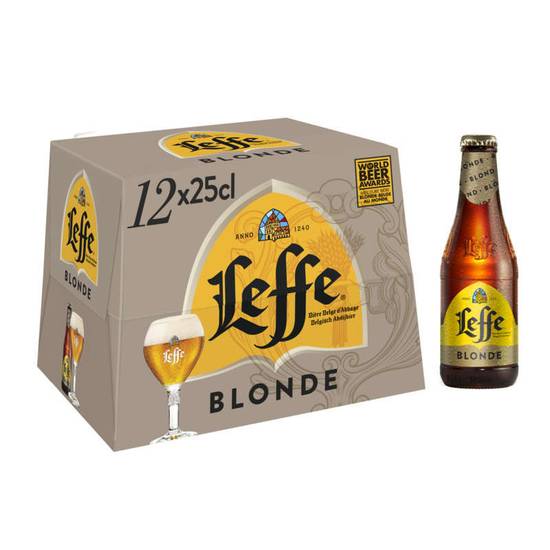 Leffe bière blonde 12x25 cl