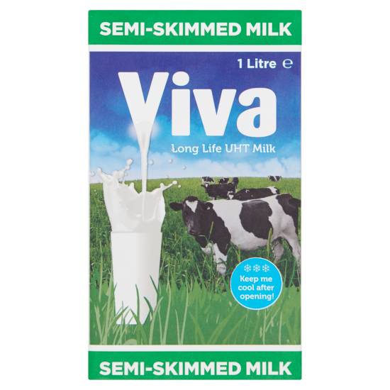 Viva Semi-Skimmed Long-Life Milk (1 L)