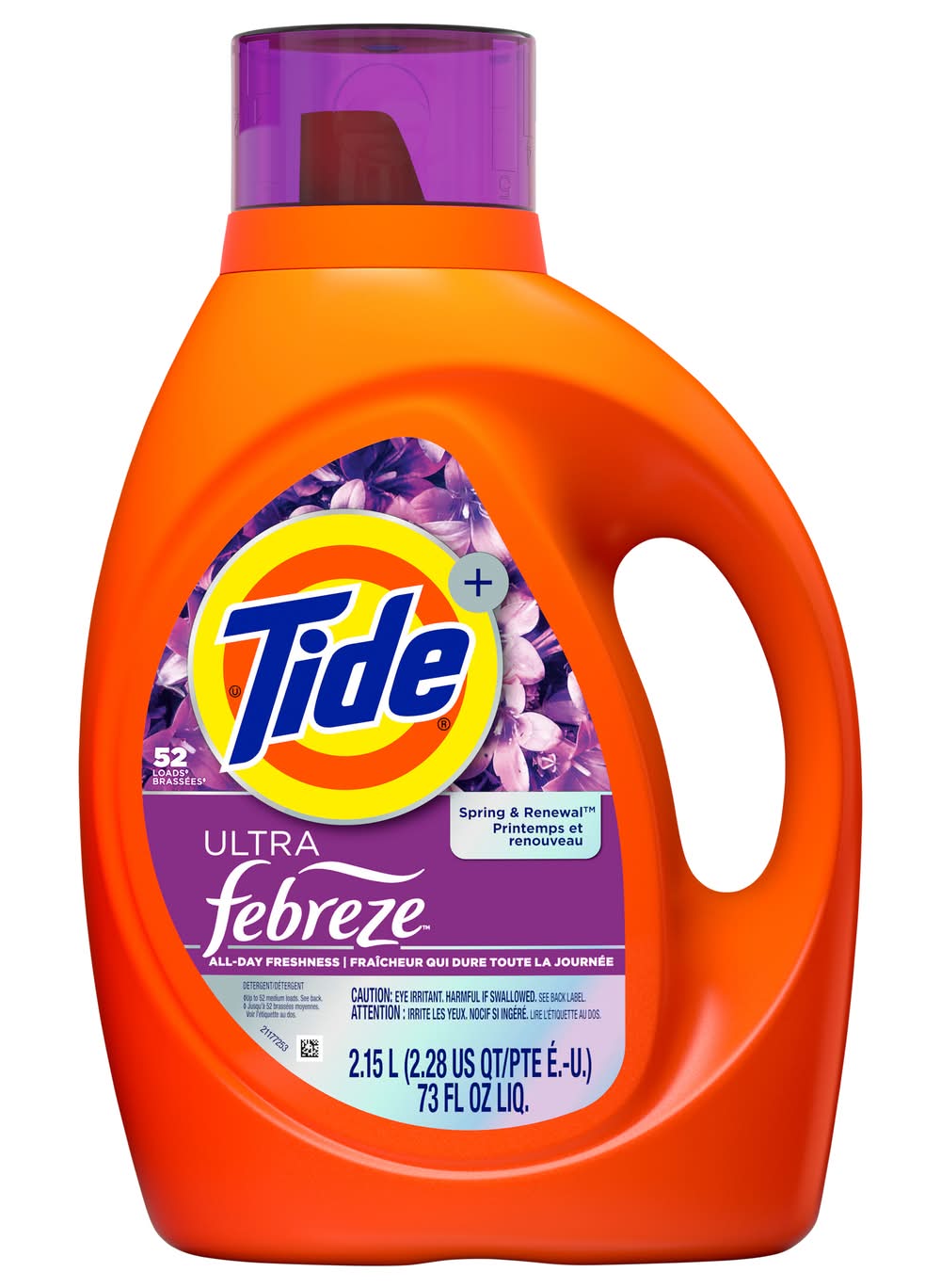 Tide Ultra Febreze Liquid Detergent, Spring & Renewal (73 fl oz)