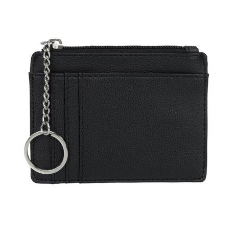 Time & Tru Logan Key Chain Card & Coin Black Holder (1 unit)