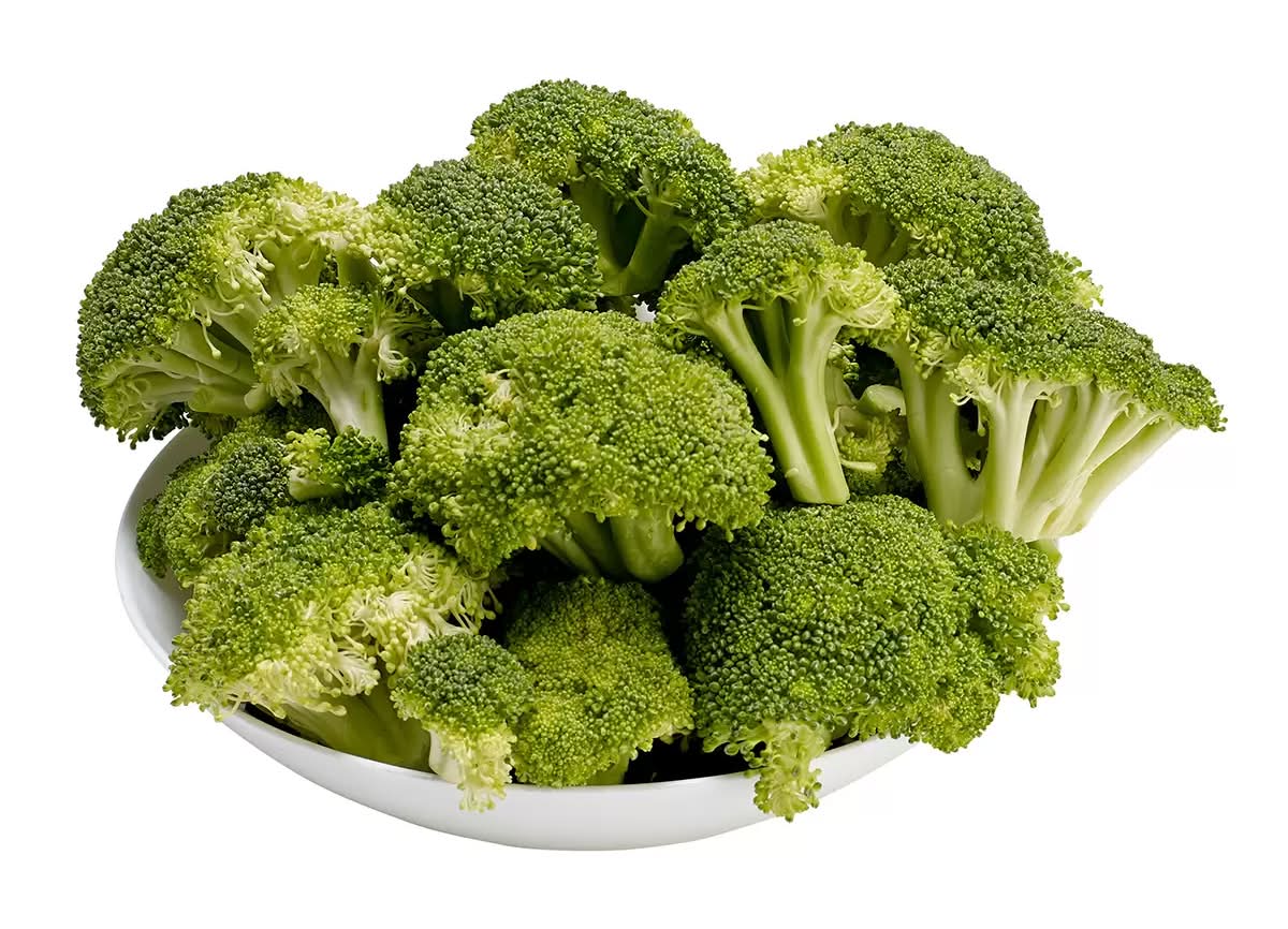 Floretes de brócoli frescos lavados y desinfectados (1,36 kg)