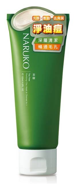 NARUKO 茶樹淨荳敷面潔膚泥 120g