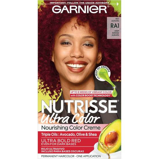 Garnier Nutrisse Ultra Color Nourishing Hair Color Creme (red autumn ra1)