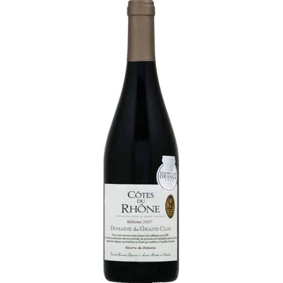 Côtes Du Rhône - Vin rouge domaine du grand clos aop domestique, 2007 (750ml)