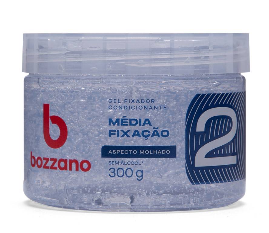 Bozzano gel fixador condicionante aspecto molhado (300 g)