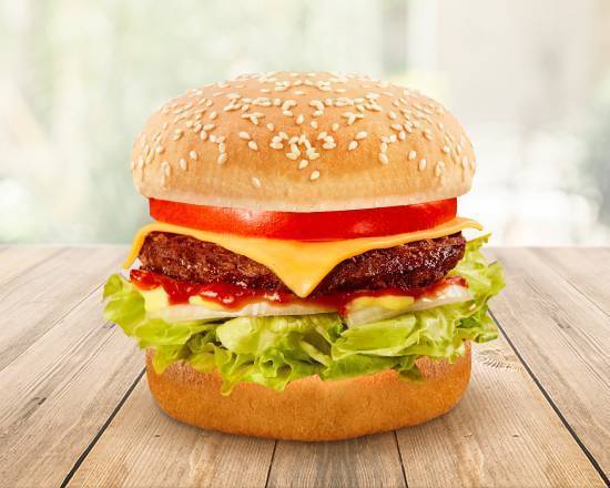 【單點】牛肉起士堡｜Beef Cheeseburger