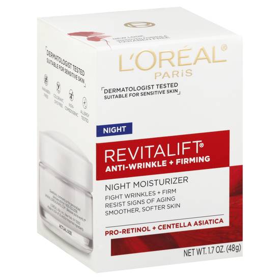 L'oréal Revitalift Anti-Wrinkle + Firming Night Moisturizer