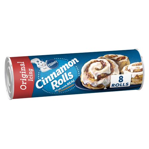 Pillsbury Cinnamon Rolls With Original Icing (8 ct , 12.4 oz)