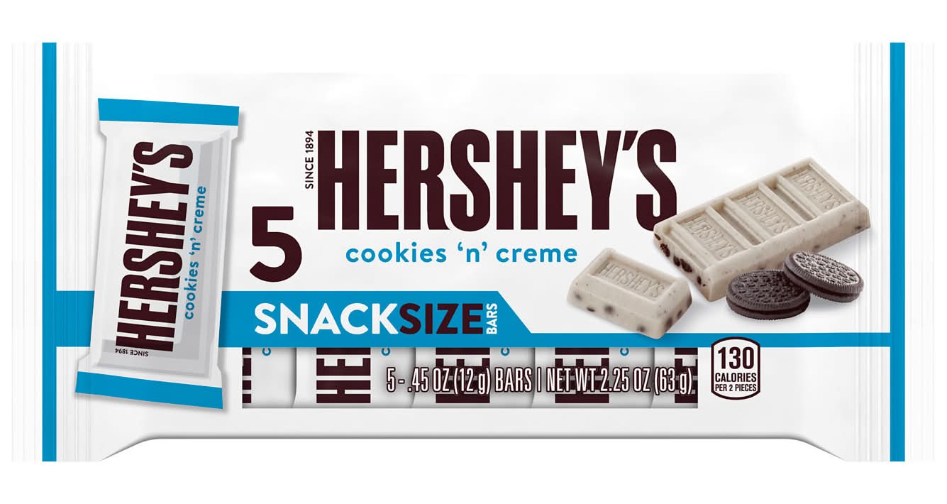 Hershey's Cookies 'N' Creme Chocolate Snack Size (0.45 oz)