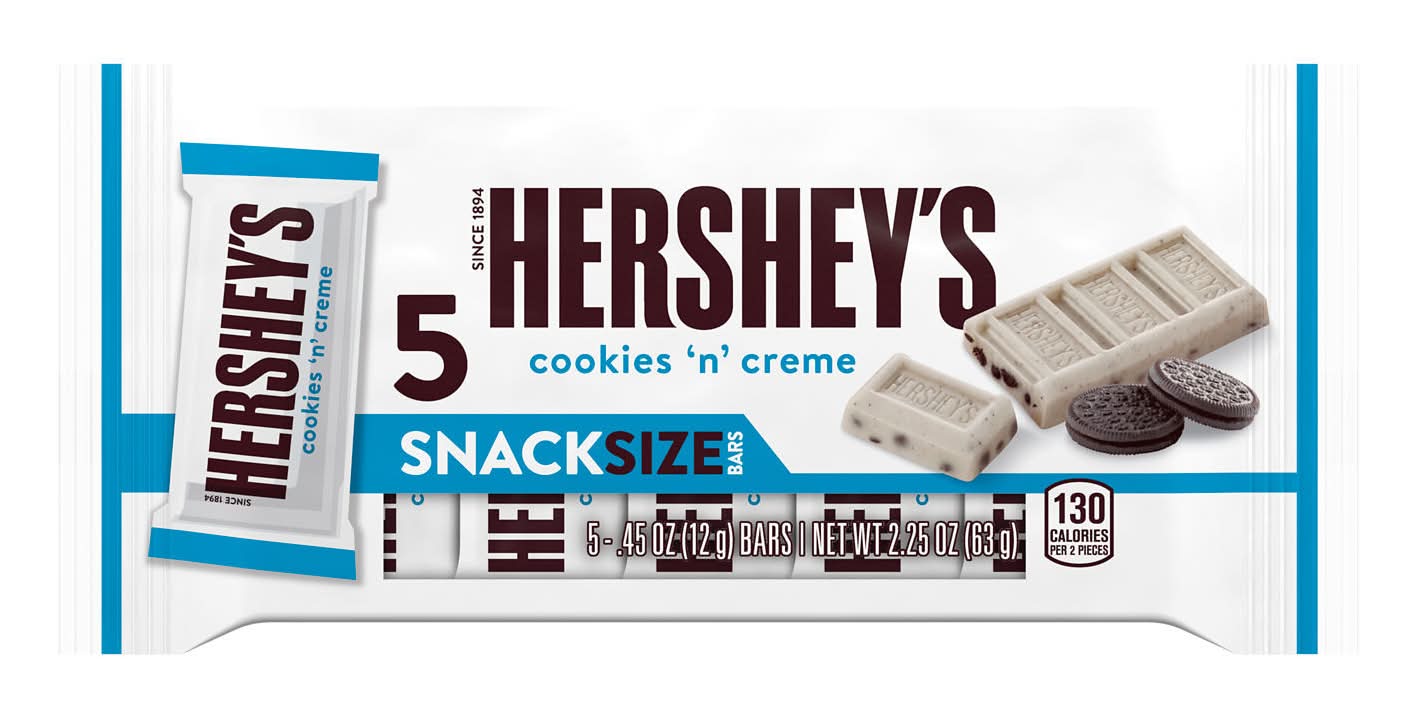 Hershey's Cookies 'N' Creme Chocolate Snack Size (0.45 oz)