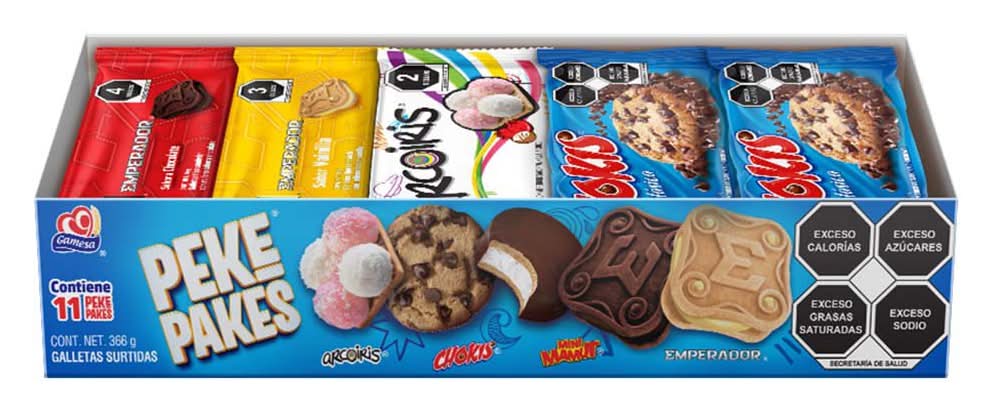 Gamesa · Galletas surtidas peke pakes (11 un)