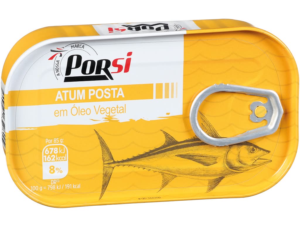Porsi - Atum posta em óleo vegetal, embalagem de 120g