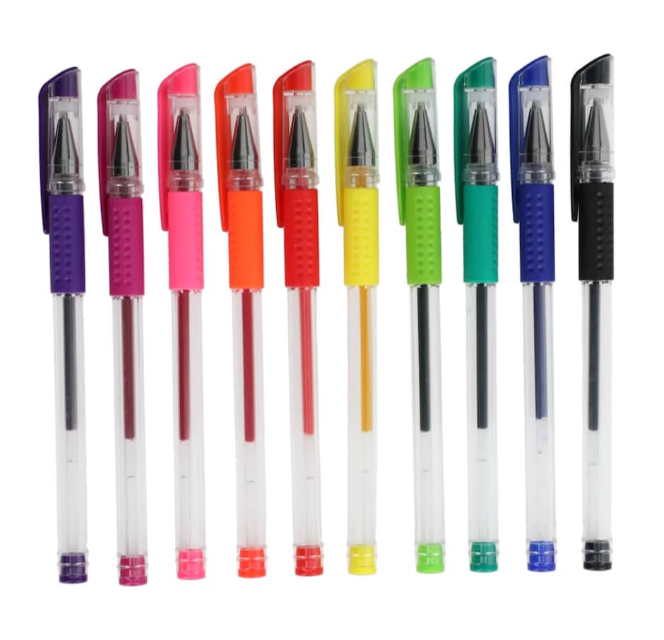 Jot Writing Gel Pens, 0.7 mm, Assorted (10 ct)