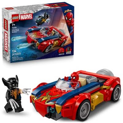 LEGO Marvel Spiderman Car Vs Venomized Wolverine Building Toy Ages 7+ 76336 (134 ct)