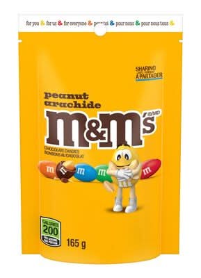 M&m's bonbons au chocolat au lait et aux cacahuètes - peanut milk chocolate candies