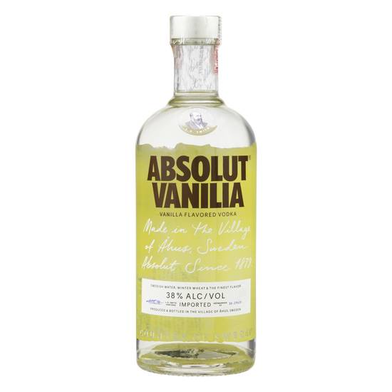 Absolut vanilla flavored vodka (750 ml)