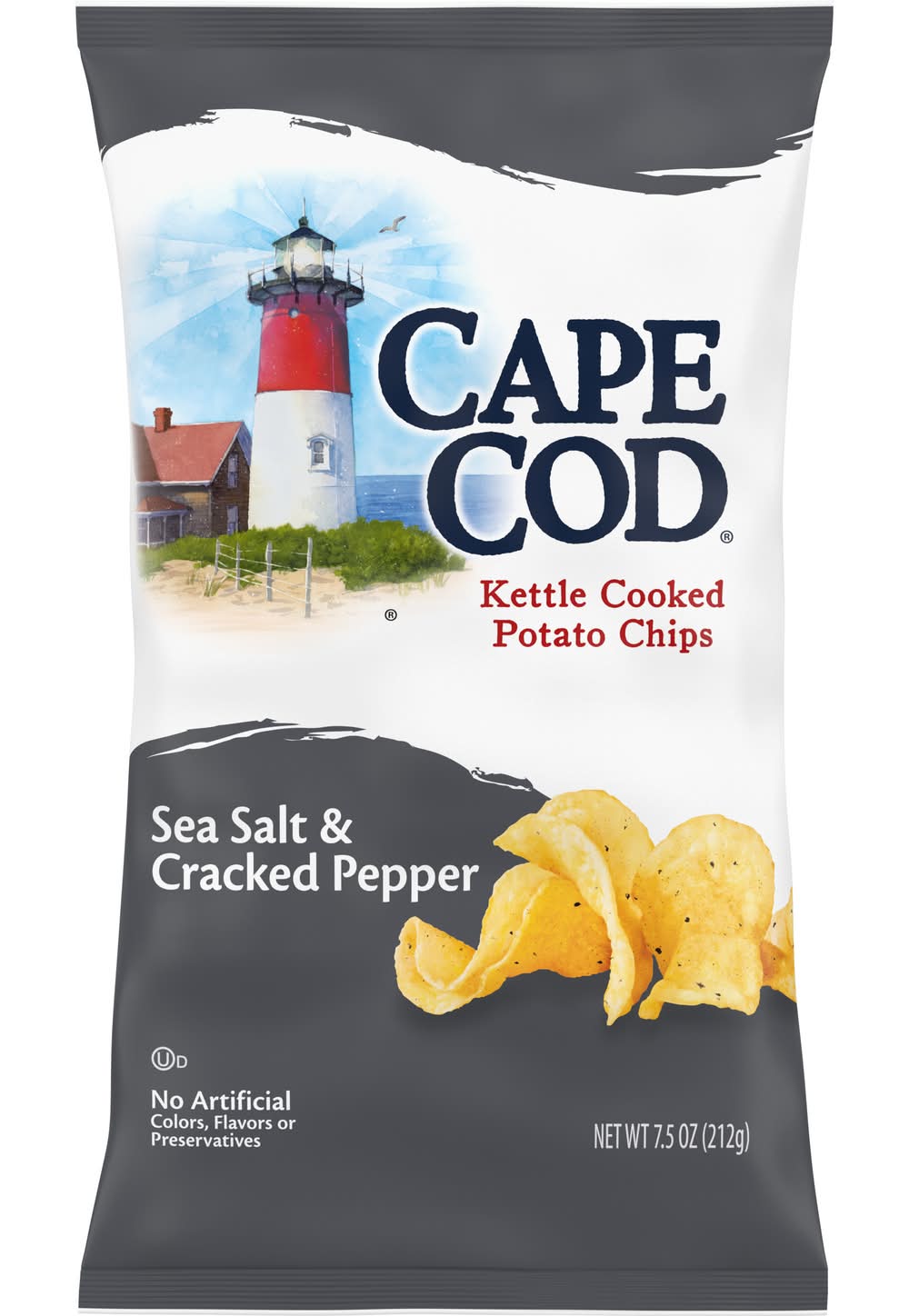 Cape Cod Sea Salt & Cracked Pepper Chips (7.5 oz)