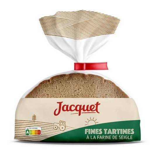 Jacquet - Pain de campagne fines tartines à la farine de seigle