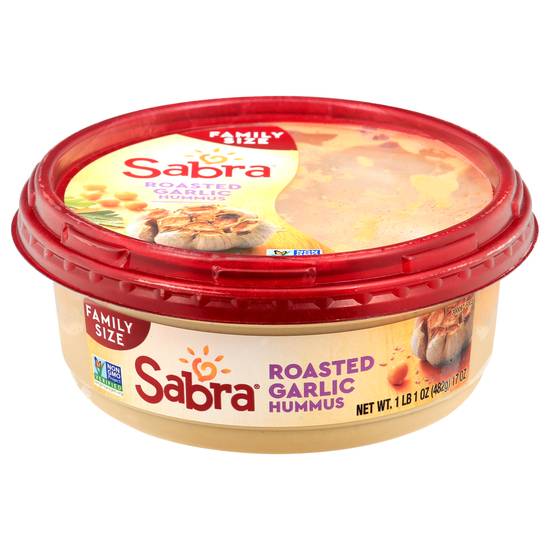 Sabra Family Size Roasted Garlic Hummus