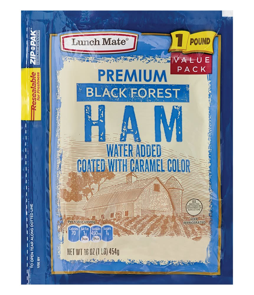 Lunch Mate Premium Ham, Black Forest (16 oz)