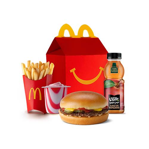 Cajita Feliz Hamburguesa sin Queso