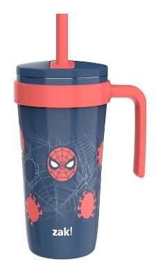 zak! Spider and Friends Stainless Steel Vacuum Fairway Straw Tumbler 18 oz