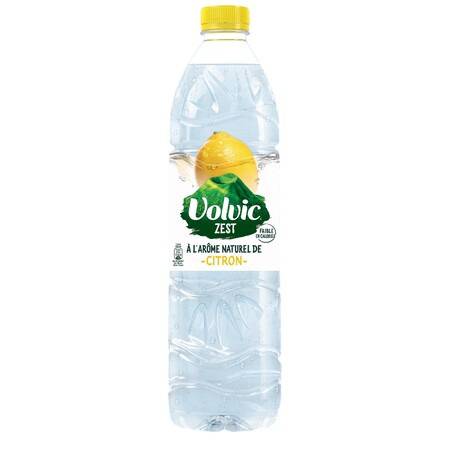Eau aromatisée au citron VOLVIC ZEST - la bouteille d'1,5L