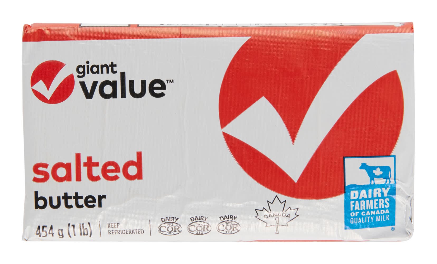 Giant Value Salted Butter (454 g)