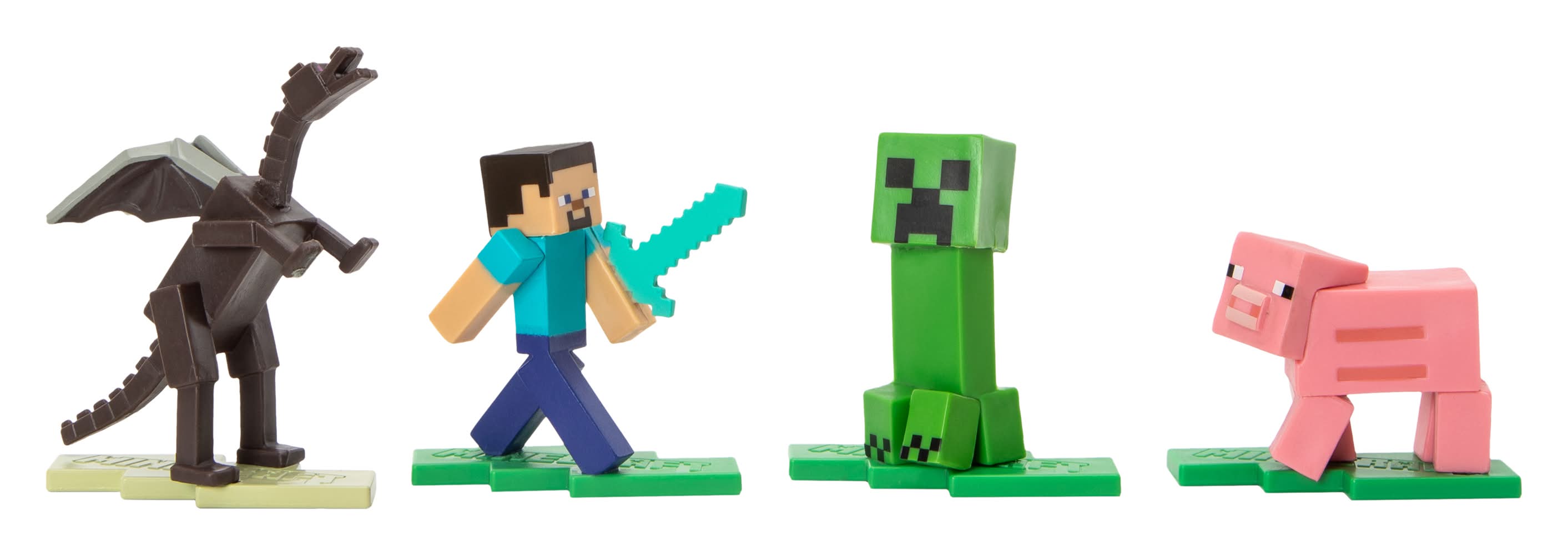 Minecraft™ Micro Figures 4-Pack Set