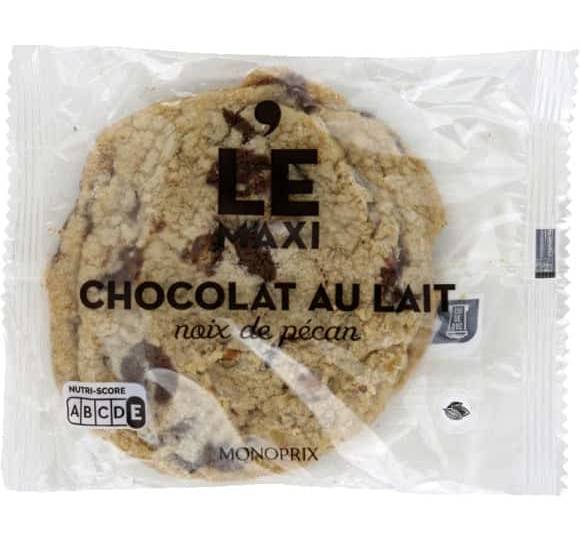 Monoprix - Le cookie maxi noix de pecan, chocolat au lait (120g)