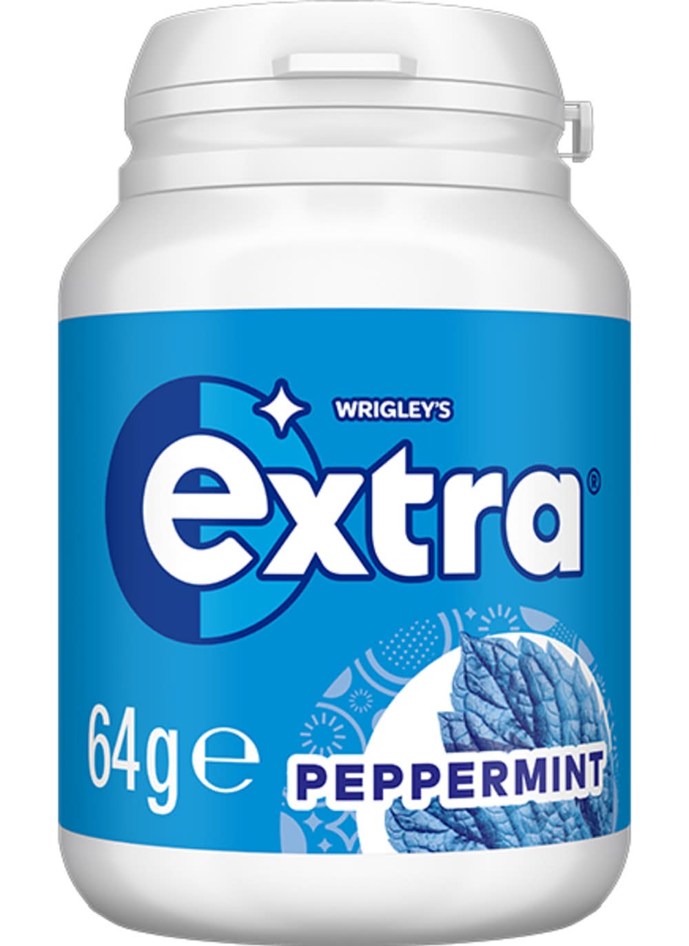 Extra Sugar Free Chewing Gum, Peppermint (64g)